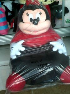 boneka sofa minnie mouse